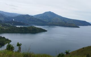 Lake Toba View from the Holbung hill