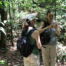 2 European Girls do 2 days 1 night Jungle trekking into sumatra rain forest Bukit Lawang