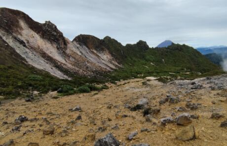 Mount Sibayak Volcano summit