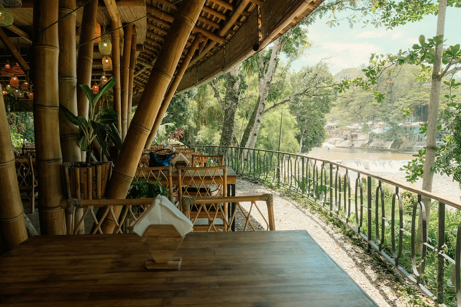 Bamboo restaurant Ecolodge Bukit Lawang Bamboo restaurant Ecolodge Bukit Lawang