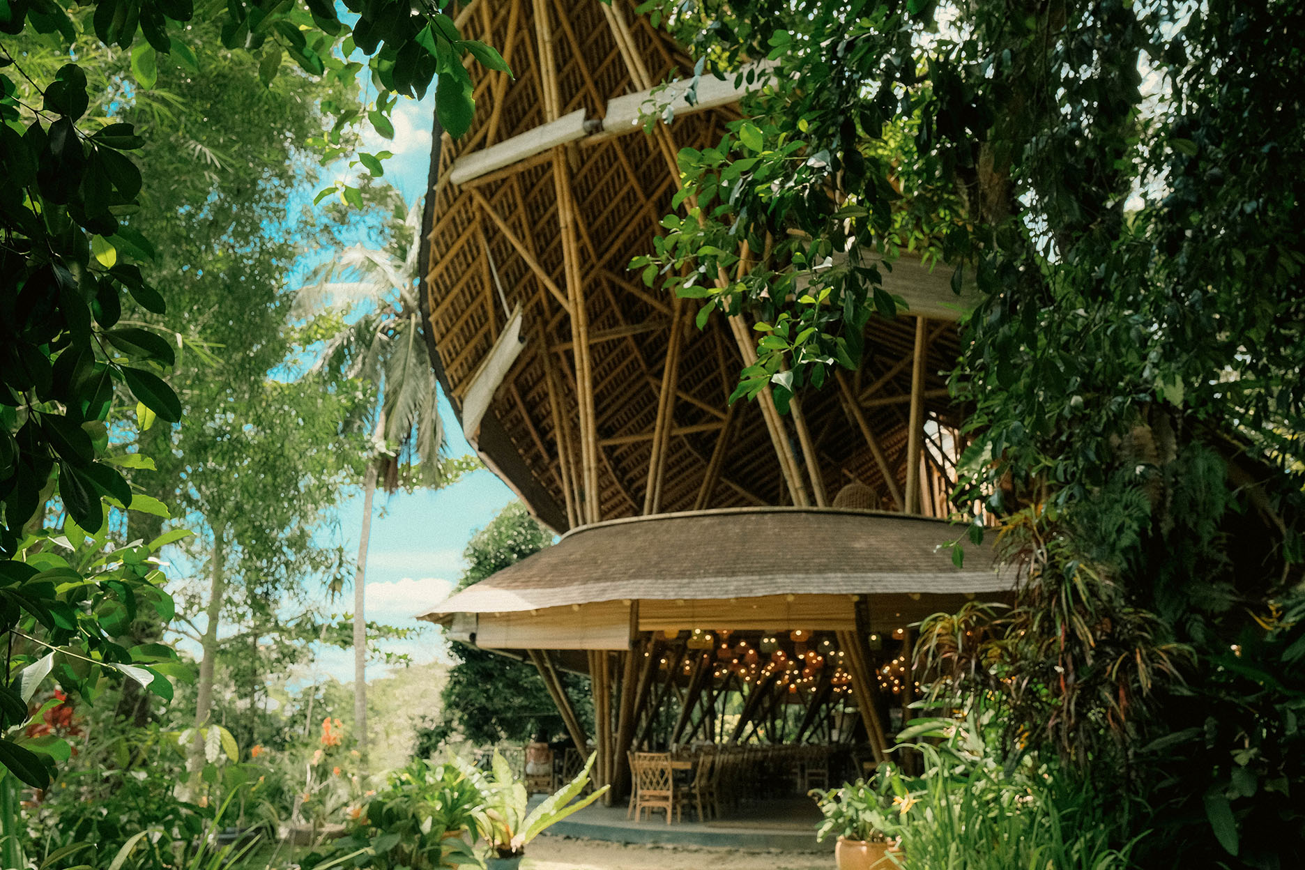 Bamboo restaurant Ecolodge Bukit Lawang Bamboo restaurant Ecolodge Bukit Lawang