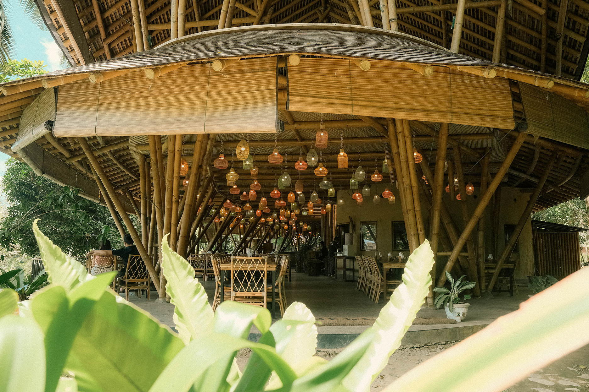 Bamboo restaurant at Ecolodge Bukit Lawang Bamboo restaurant at Ecolodge Bukit Lawang
