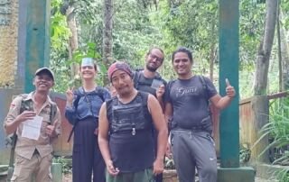 Sumatra National Park Entarance Gate in Bukit Lawang