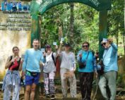 11 day jungle trek with Latvian family group of 6 people