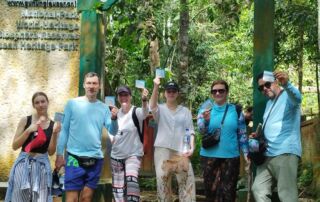 11 day jungle trek with Latvian family group of 6 people