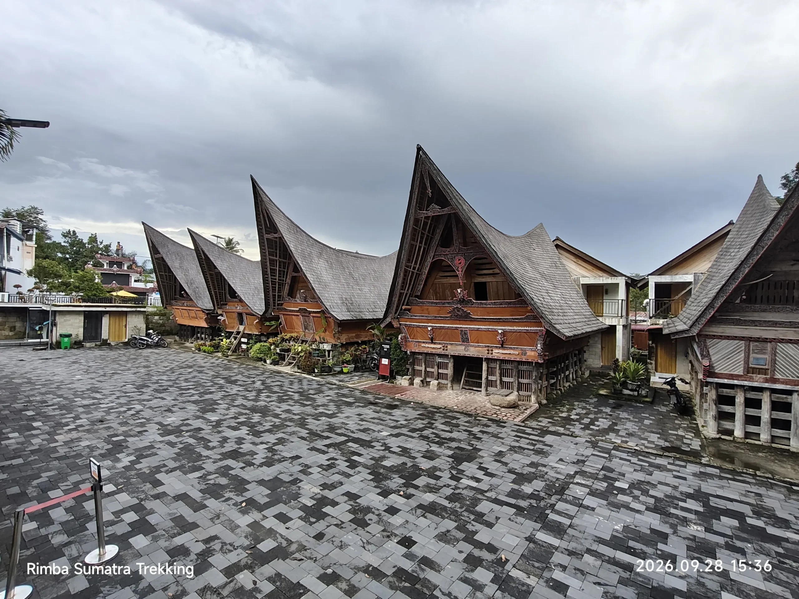 Batak houses at Huta Sialagan Samosir island