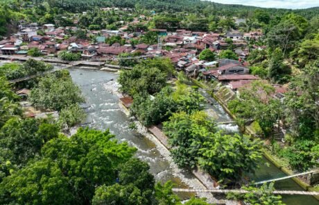 Bukit Lawang at the border of national park Bukit Lawang at the border of national park