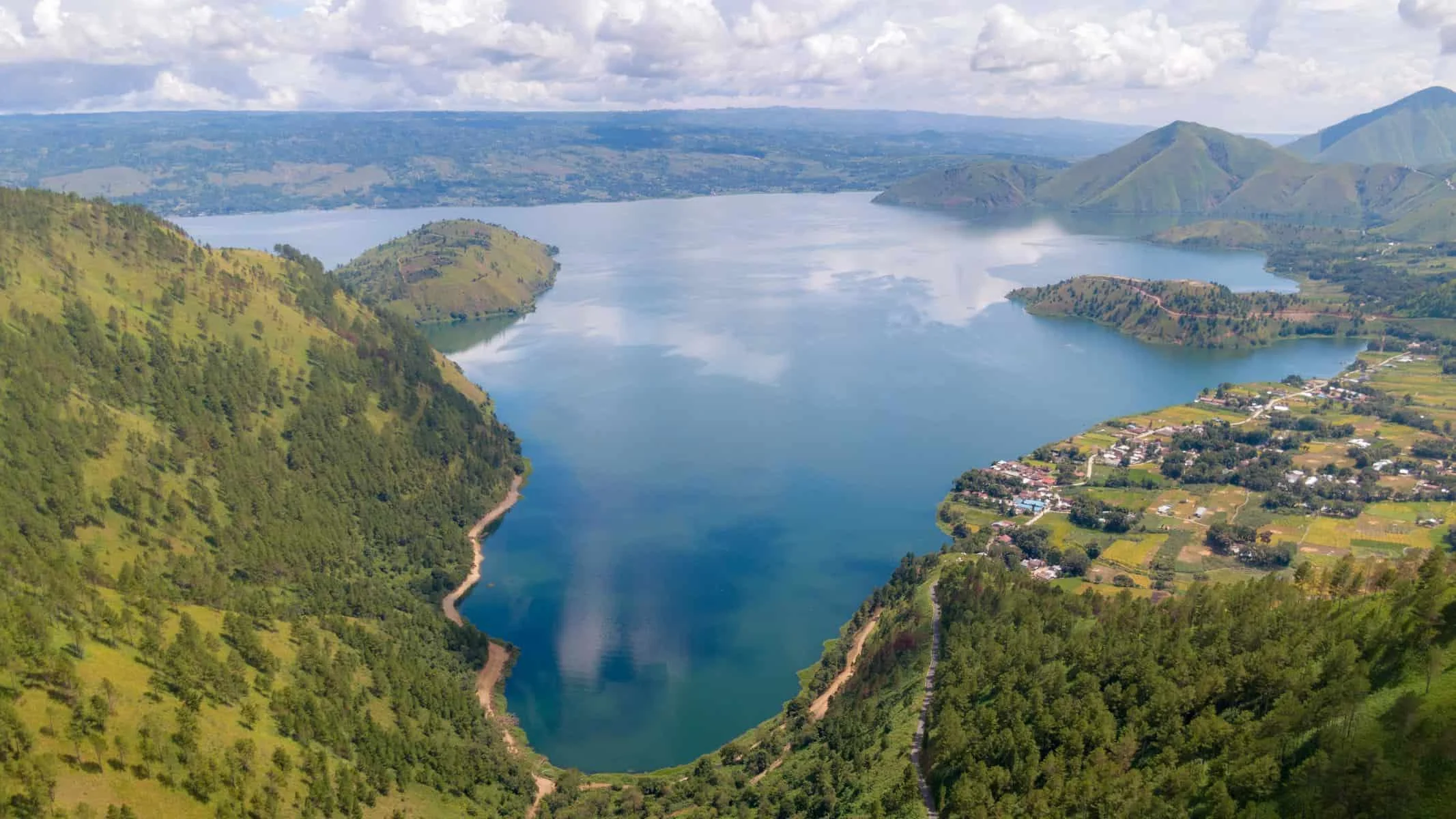 Lake toba samosir island